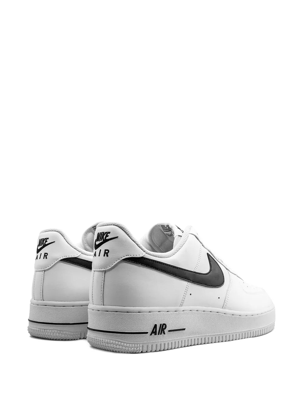 NIKE AIRFORCE 07 BLACK SWOOSH