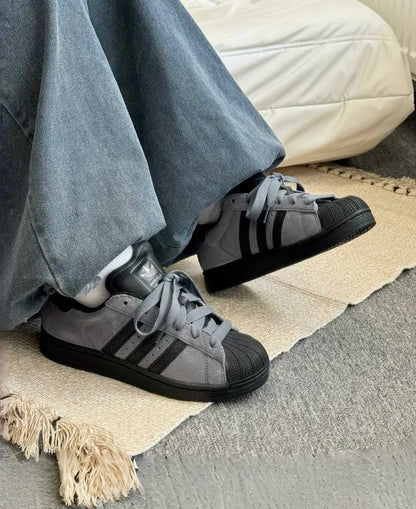 Adidass Superstar grey suede