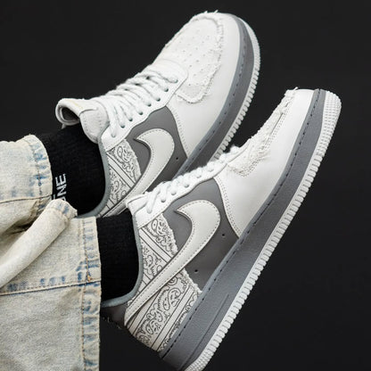 NIKE AIRFORCE BIG BANG WHITE GREY