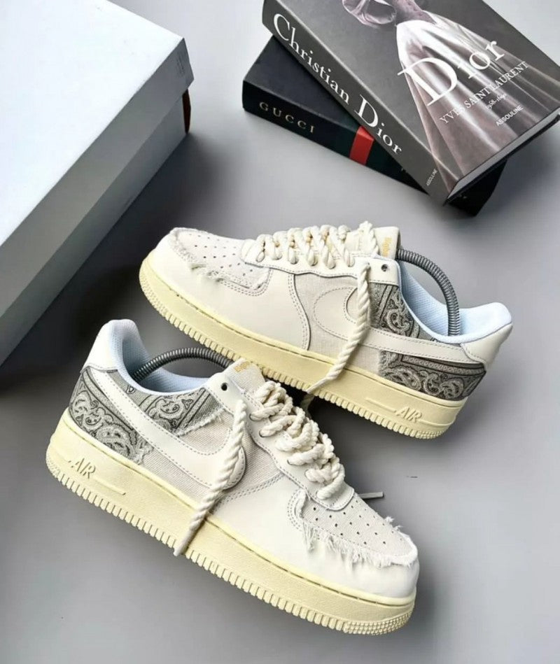 NIKE AIRFORCE BIG BANG WHITE GREY