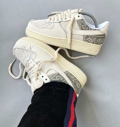 NIKE AIRFORCE BIG BANG WHITE GREY