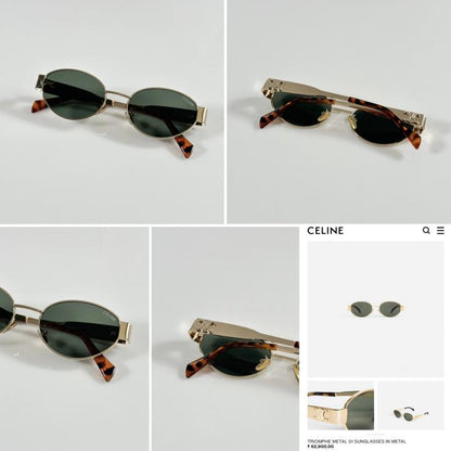 Celine 1006 Gold Green