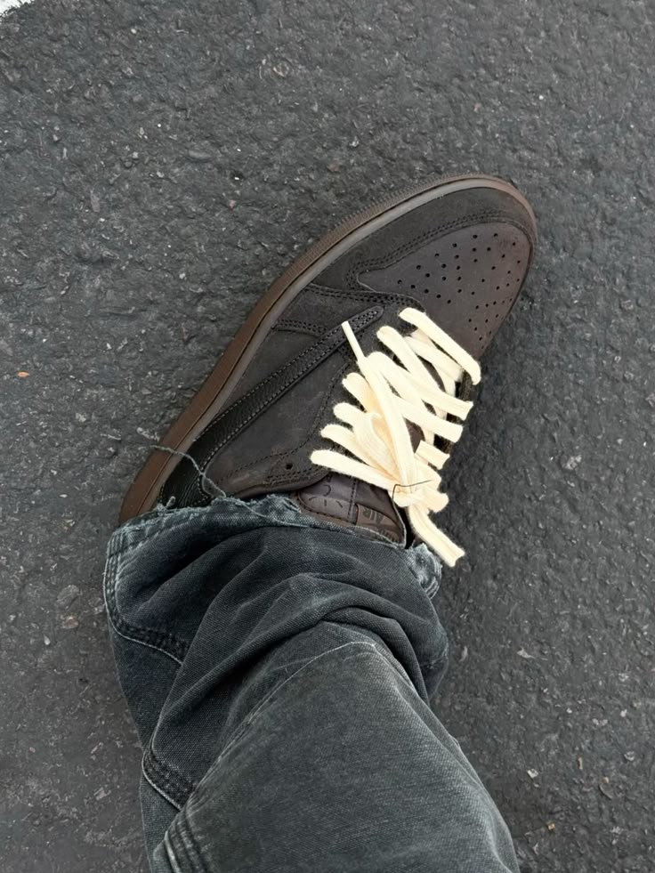 Nike Air Jordan X Travis Scott 1 Low OG SP 'Velvet Brown'[SEMI - UA QUALITY]
