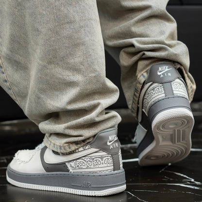 NIKE AIRFORCE BIG BANG WHITE GREY