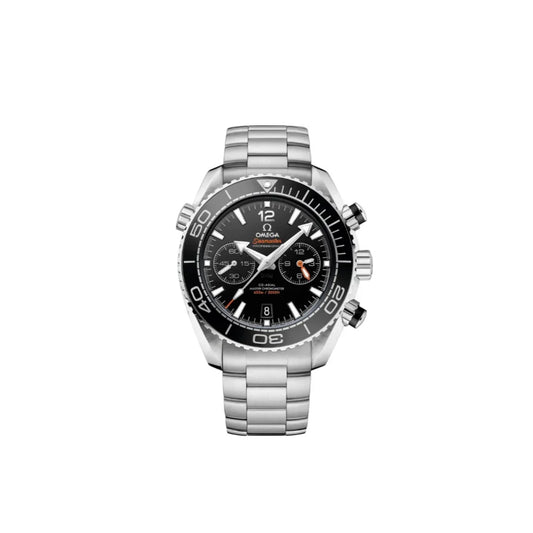 Omegaa Seamaster Planet Ocean Quartz Silver Black Top premium