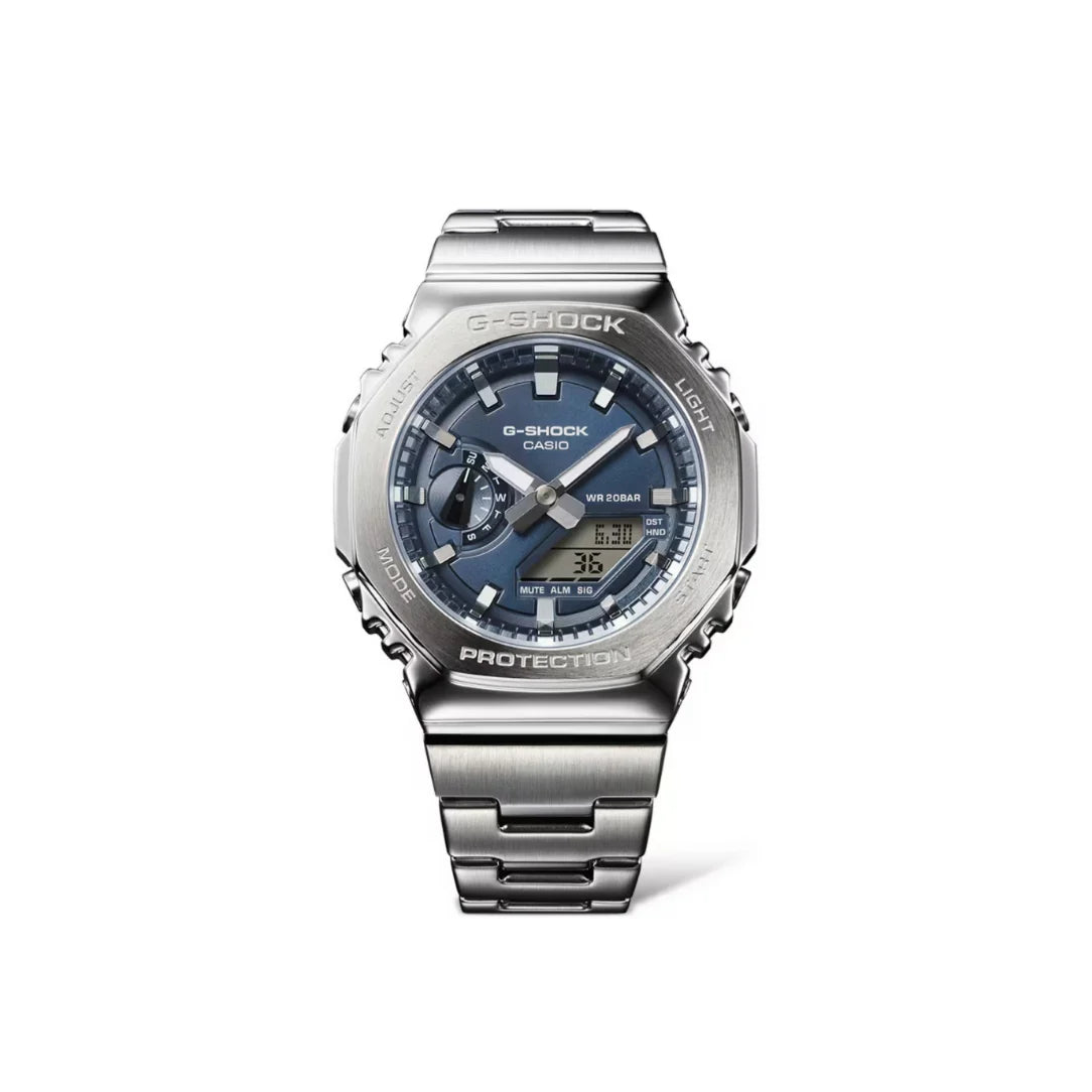 Casioo G-Shock gm 2110 Blue dial Top premium