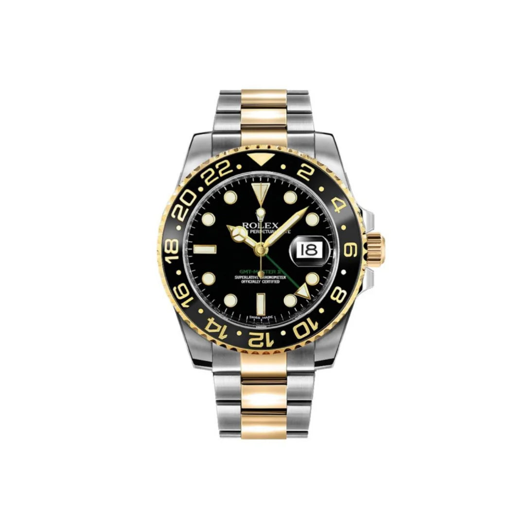Rolexx Oyster Perpetual gmt Master Gold & Silver Top premium