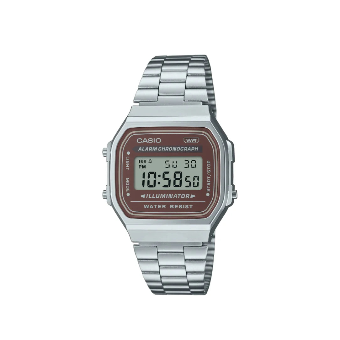 Casioo Vintage Brown & Silver