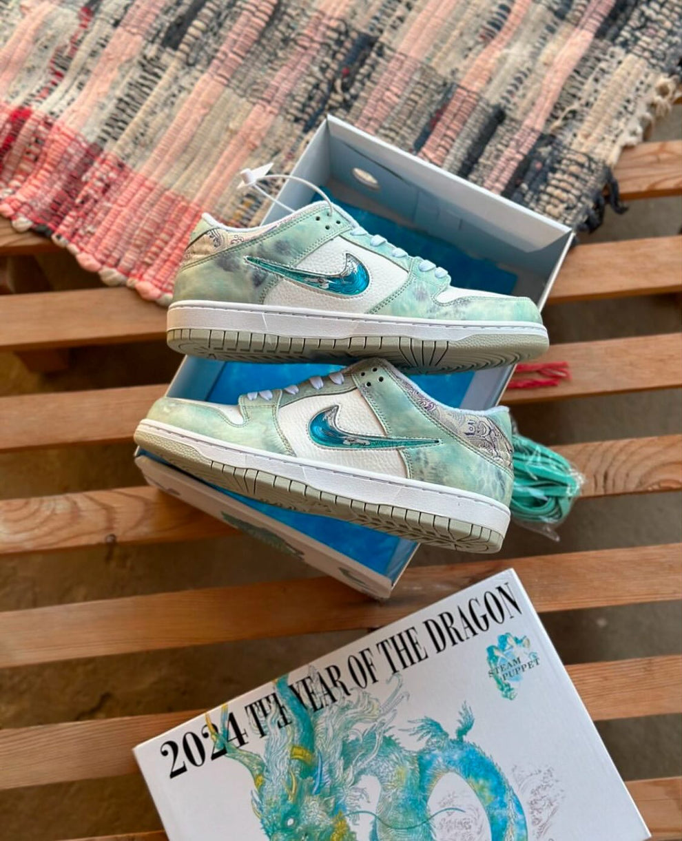 Nike Sb Dunk Low Year Of The Dragon Steam Puppet
