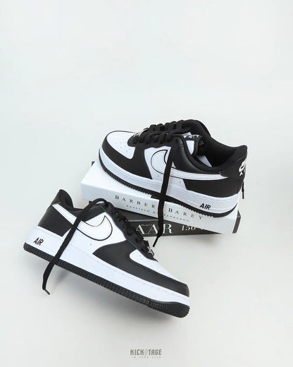 Nikee Air Force 1 Panda" black and white