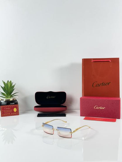 Cartierr 5151Gold Blue Pink