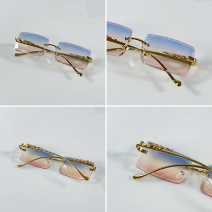 Cartierr 5151Gold Blue Pink