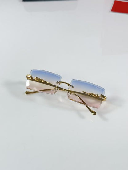 Cartierr 5151Gold Blue Pink