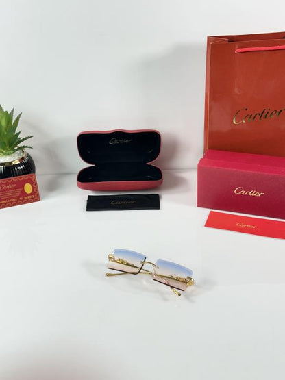 Cartierr 5151Gold Blue Pink