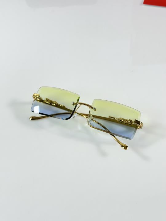 Cartierr 5151 Gold Green Blue
