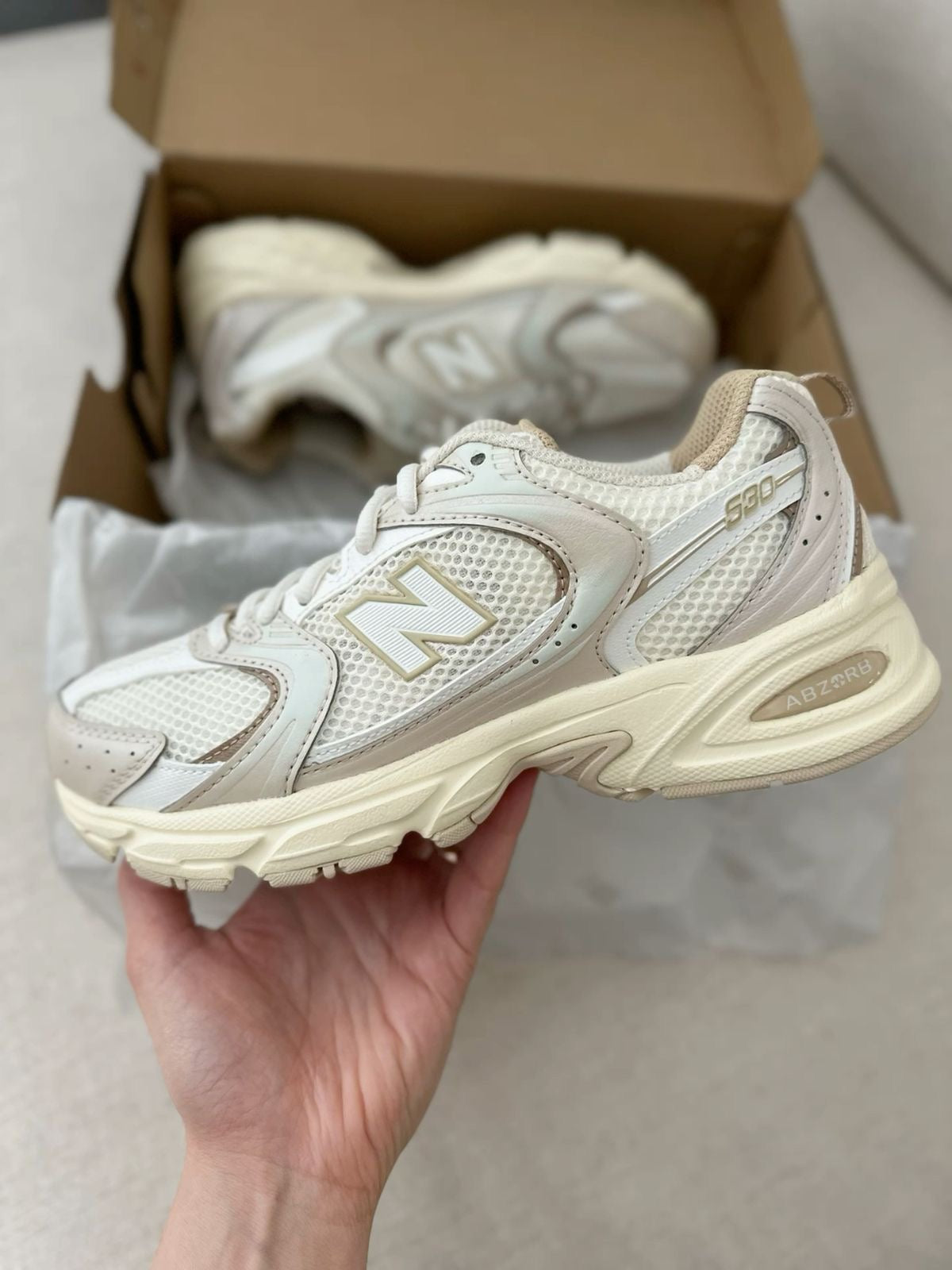 New balances 530 beige