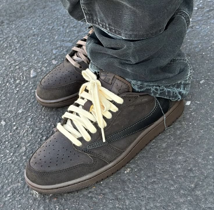 Nike Air Jordan X Travis Scott 1 Low OG SP 'Velvet Brown'[SEMI - UA QUALITY]