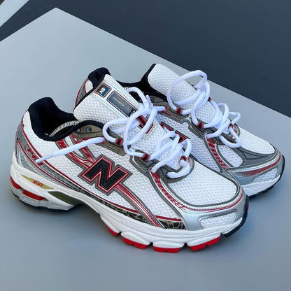 New balance 740 silver red