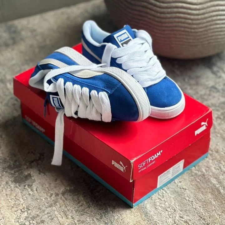 PUMA CLASSIC SUEDE XL BLUE