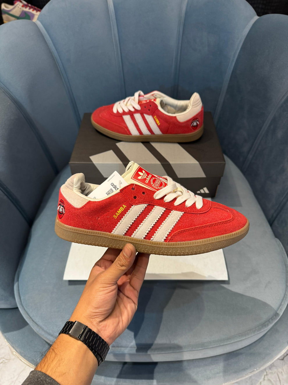 ADIDAS ORIGINALS SAMBA 'BETTER SCARLET OFFWHITE
