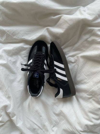ADIDAS SAMBA BLACK/BROWN SOLE UA QUALITY