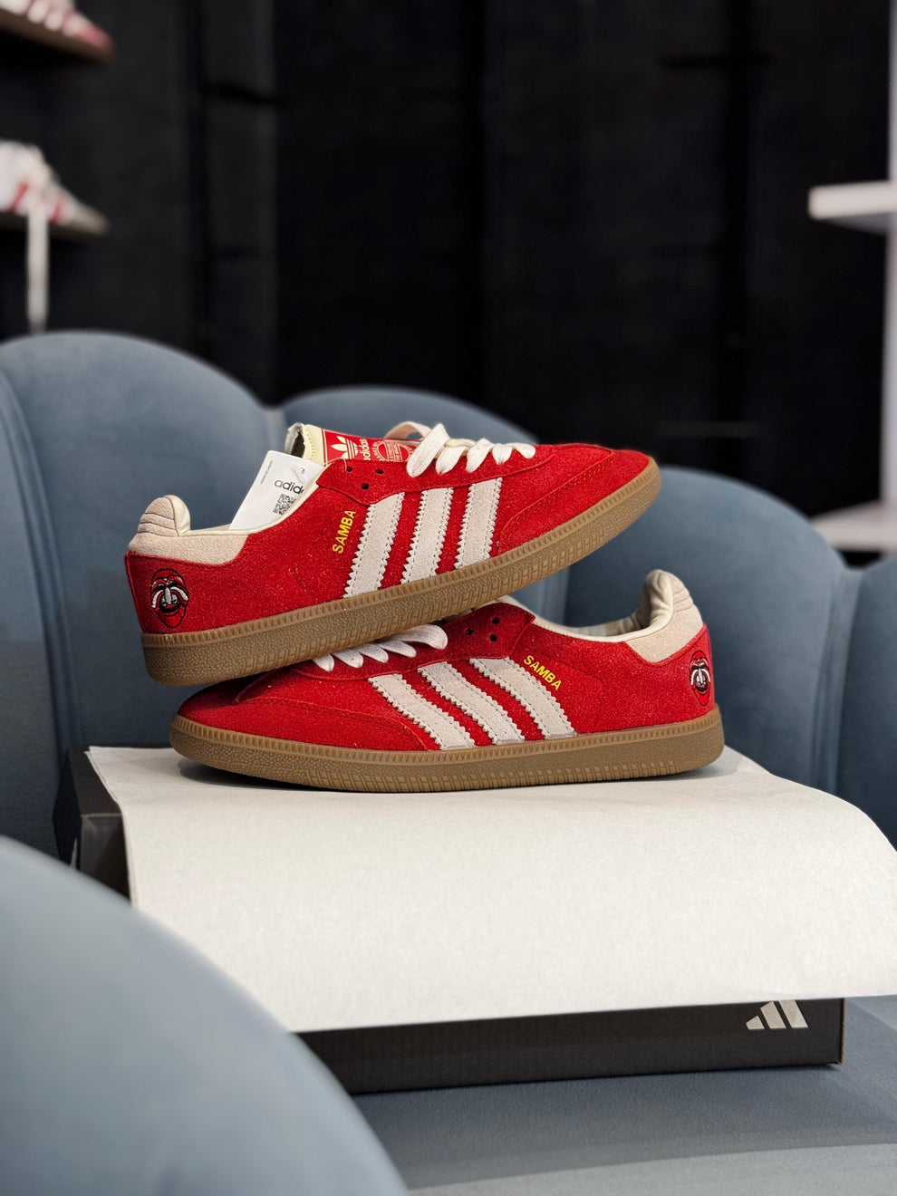 ADIDAS ORIGINALS SAMBA 'BETTER SCARLET OFFWHITE