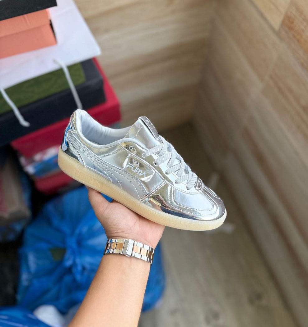 PUMA PALERMO x HAJIME SORAYAMA SILVER COOL LIGHT GRAY