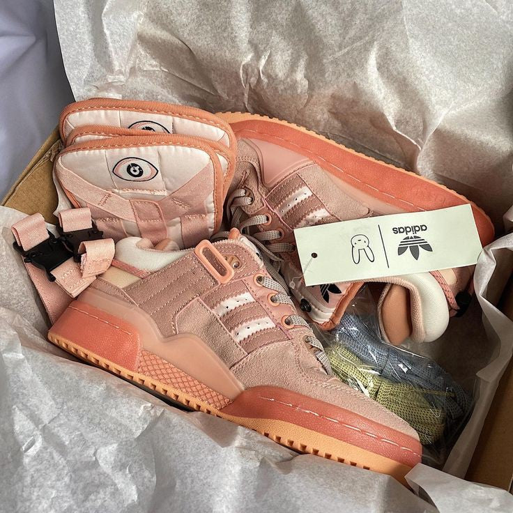 ADIDAS BAD BUNNY FORUM BUCKLE LOW EASTER PINK