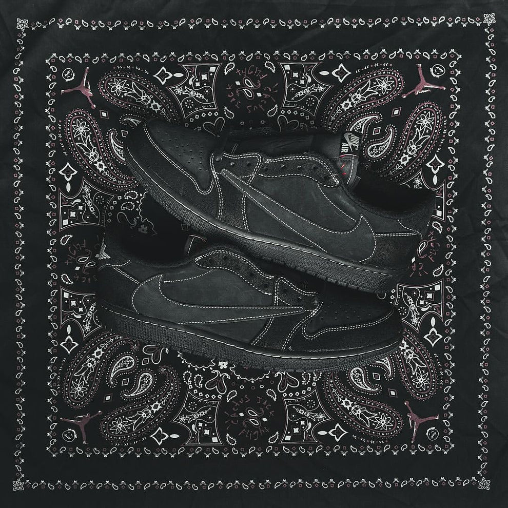 Travis Scott x Jordan 1 Low "Black Phantom"