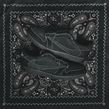 Travis Scott x Jordan 1 Low "Black Phantom"