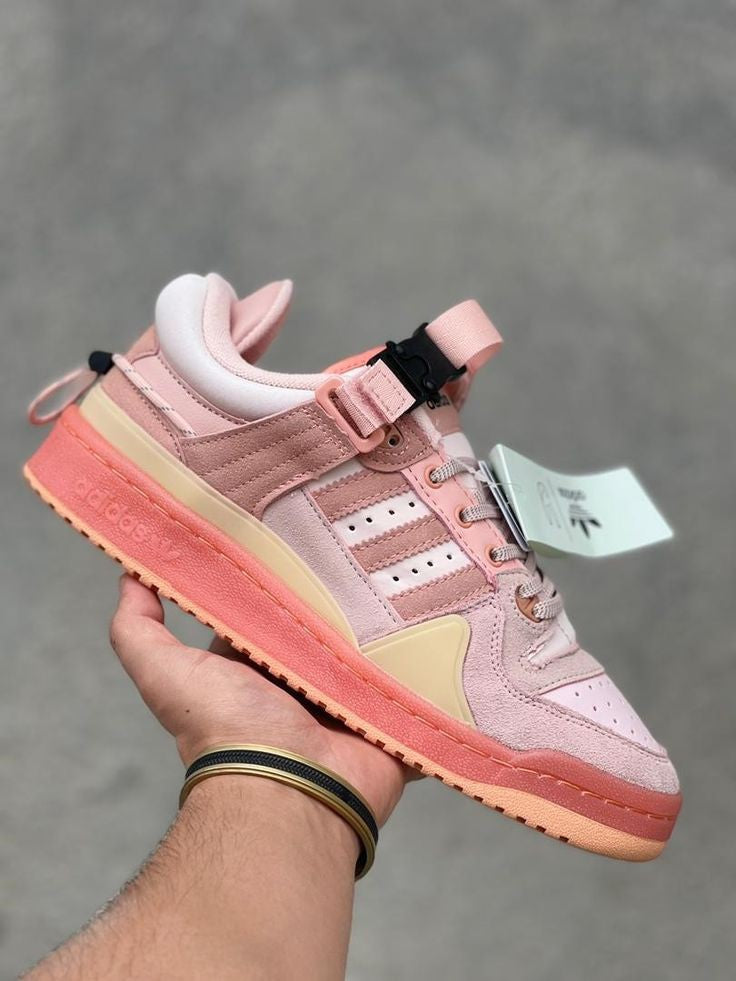 ADIDAS BAD BUNNY FORUM BUCKLE LOW EASTER PINK