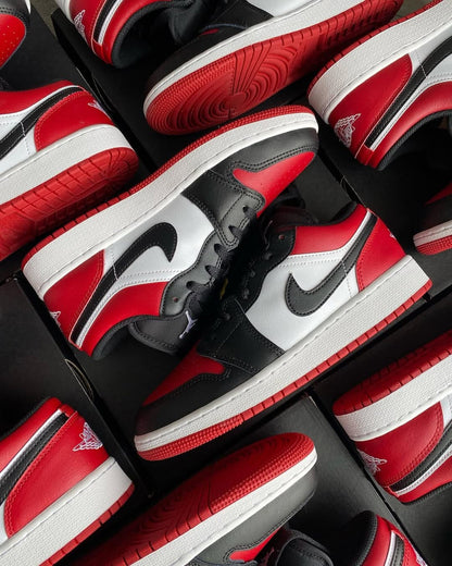 Nike Air Jordan Retro1 Low "Bred Toe" (UA QUALITY)