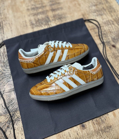 ADIDAS SAMBA X WALES BONNER CROC BROWN