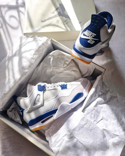 Nike Sb x Air Jordan Retro4 'Navy'  (UA QUALITY)
