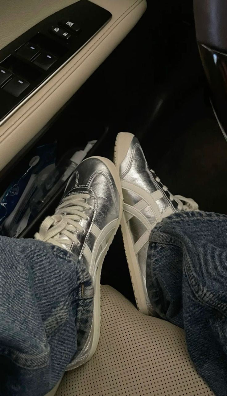 ONITSUKA TIGER MEXICO 66 SILVER OFF-WHITE