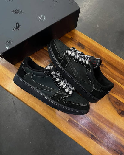Travis Scott x Jordan 1 Low "Black Phantom"