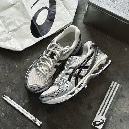 ASICS GEL KAYANO 14 CREAM BLACK / METALLIC PLUM