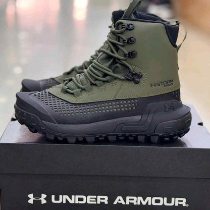 UNDERR ARMOURR HOVR RAIDER WP OLIVE GREEN BLACK