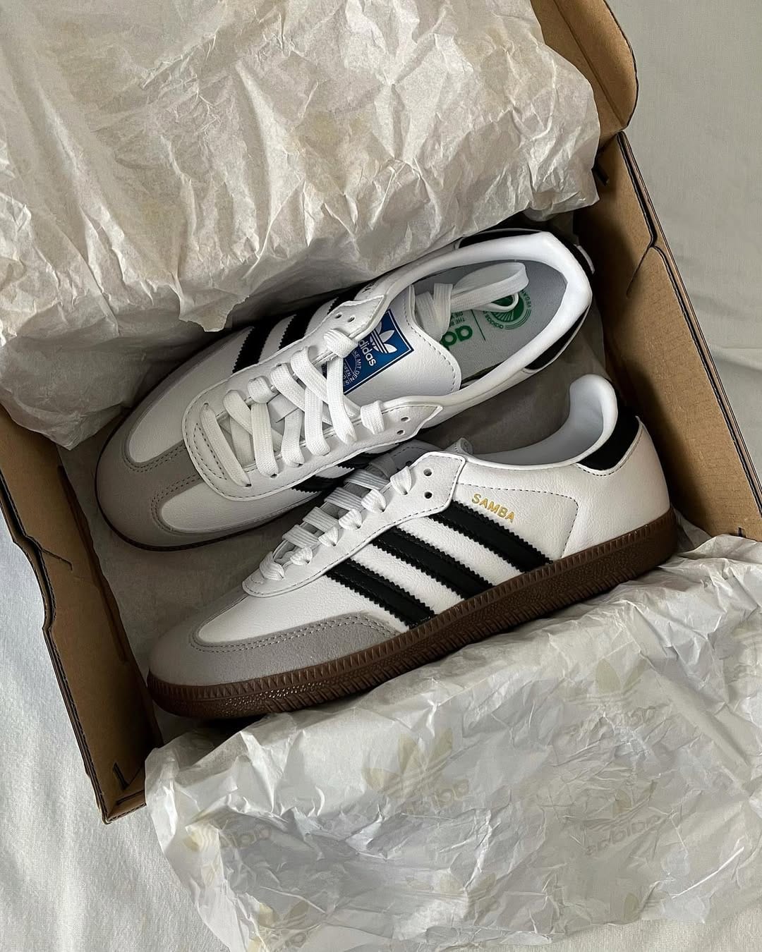 Adidas Samba Og Cloud White Black (UA QUALITY)