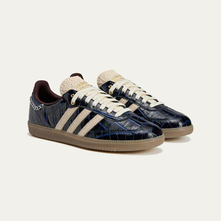 ADIDAS SAMBA X WALES BONNER CROC COLLIGIATE NAVY