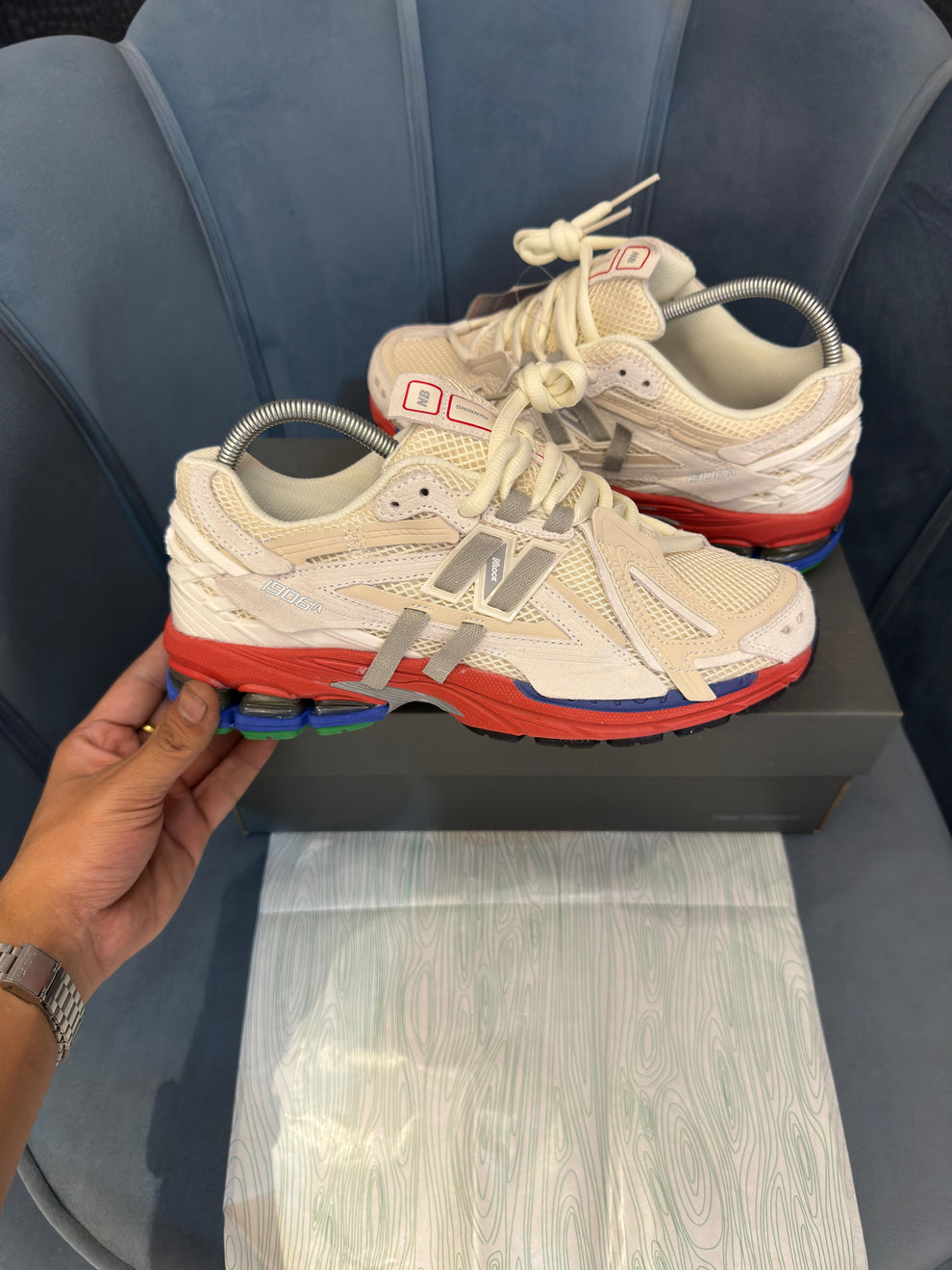 NEW BALANCE 1906 A REFINED FUTURE RED/BLUE