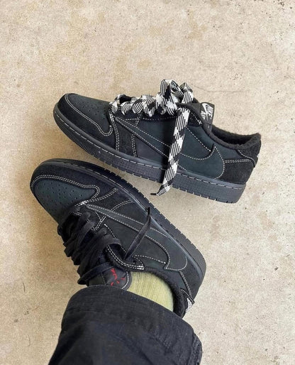 Travis Scott x Jordan 1 Low "Black Phantom"