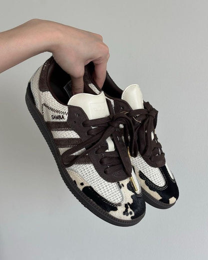 ADIDAS SAMBA X NOTITLE COW PRINT