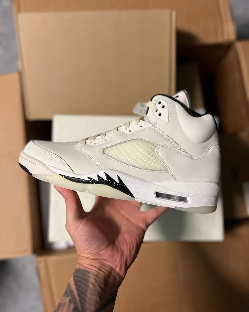 Nike Air Jordan Retro5 "Sail"