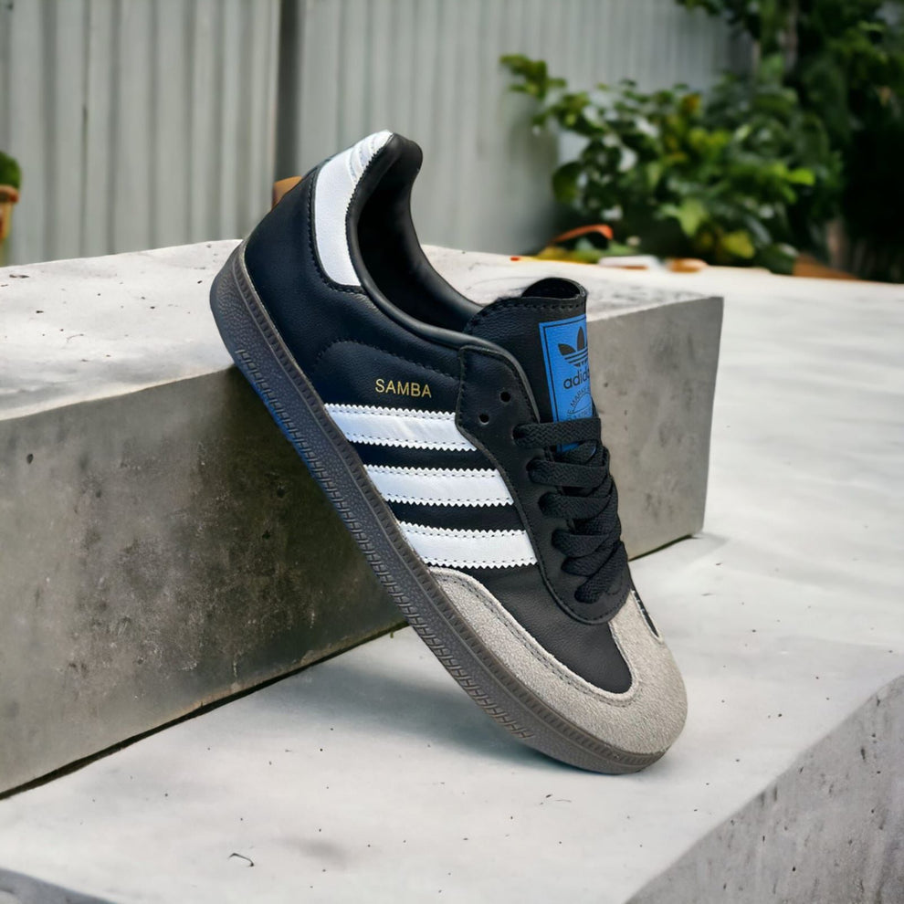 ADIDAS SAMBA BLACK WHITE GUM