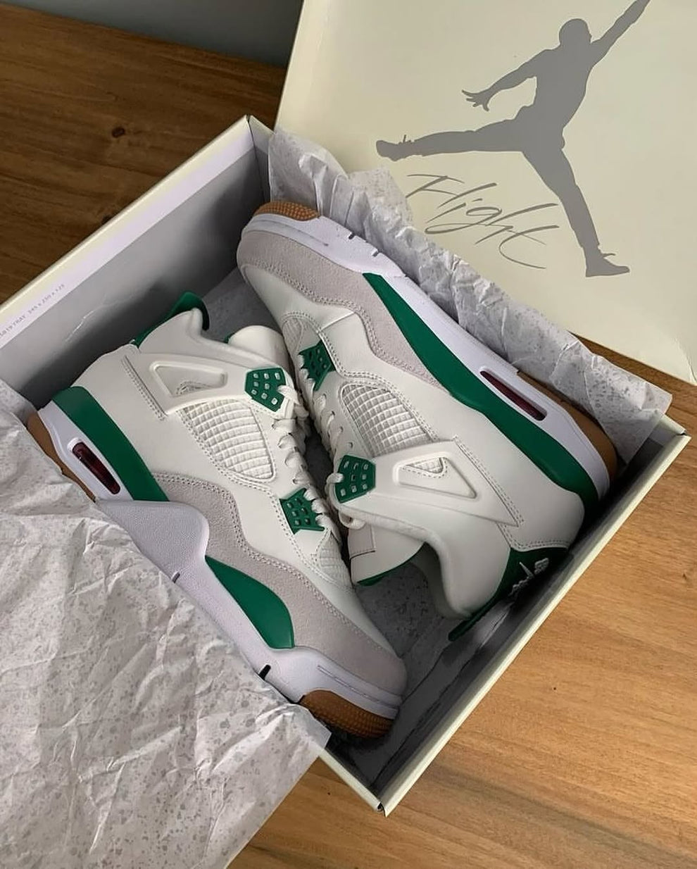 Nike Sb x Air Jordan Retro4 'Pine Green' (UA QUALITY)
