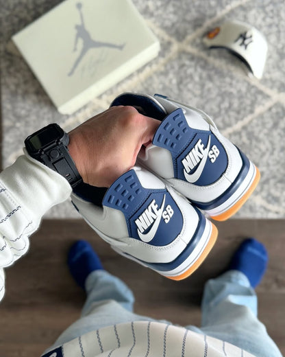Nike Sb x Air Jordan Retro4 'Navy'  (UA QUALITY)