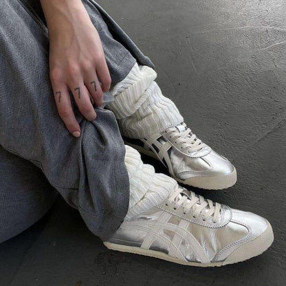 ONITSUKA TIGER MEXICO 66 SILVER OFF-WHITE