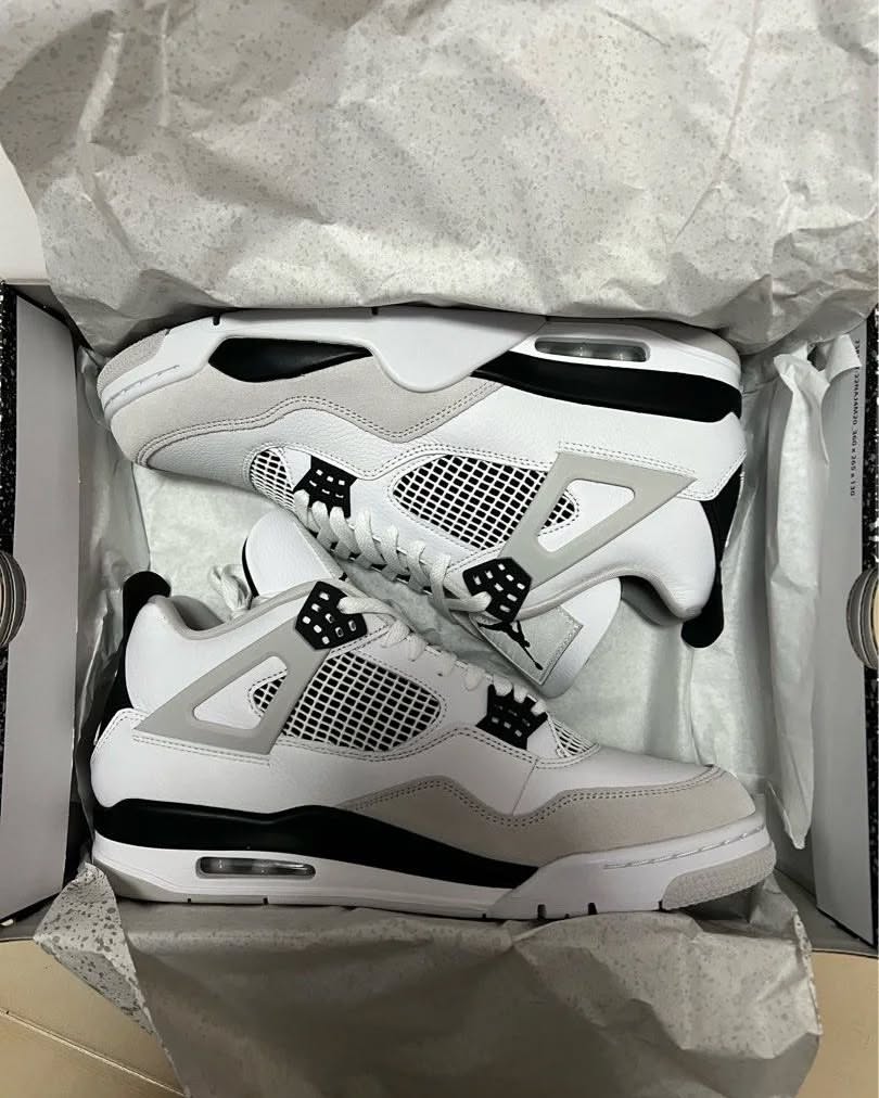 Nike Air Jordan Retro4 "Military Black" (UA QUALITY)