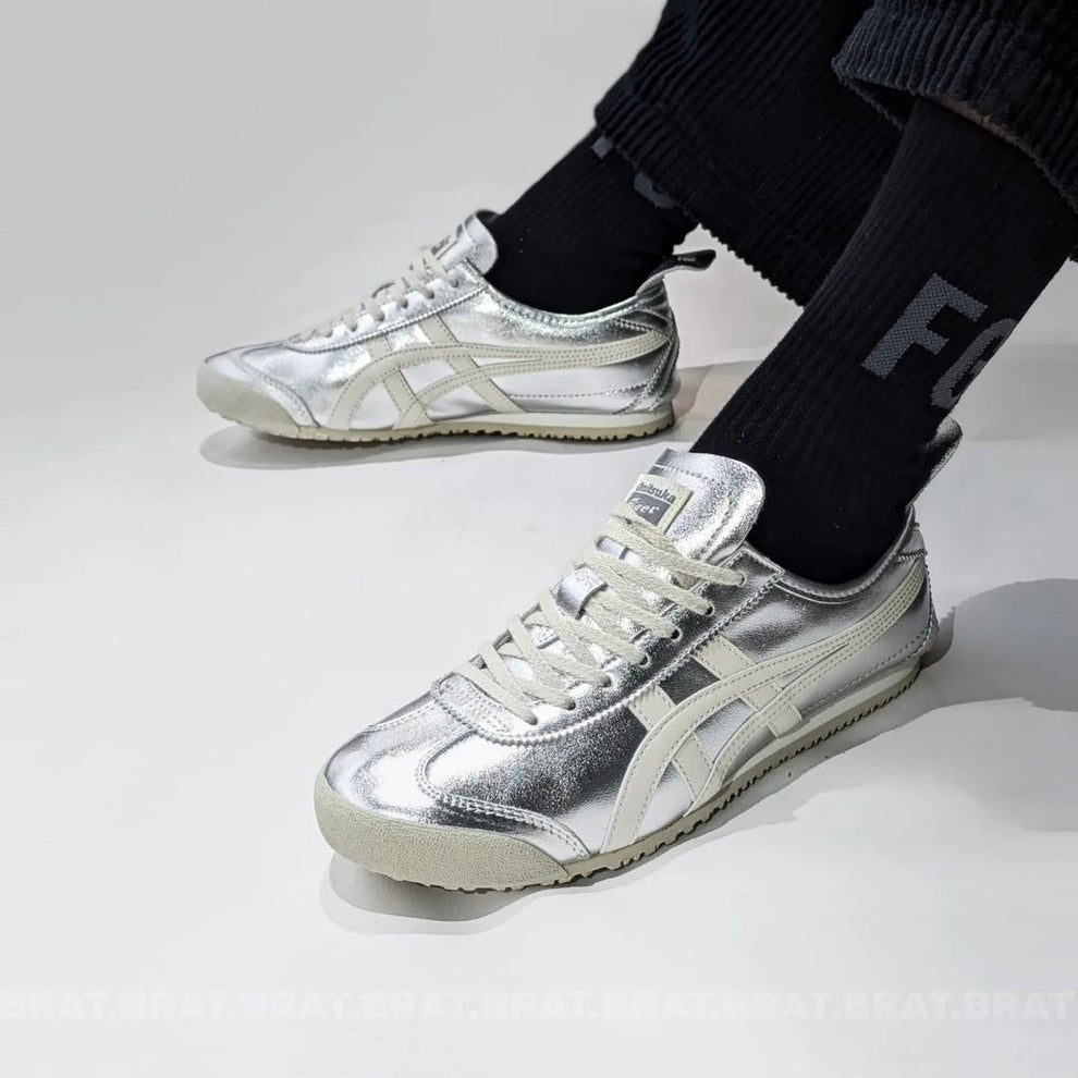 ONITSUKA TIGER MEXICO 66 SILVER OFF-WHITE